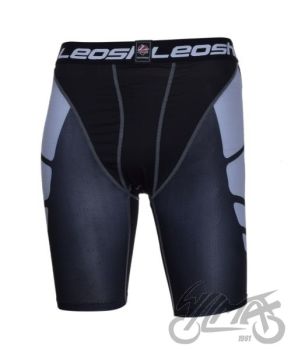 Püksid lühikesed Leoshi, must/hall