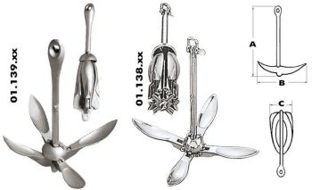 Grapnel anchor 0.7 kg