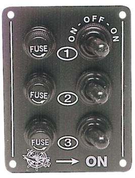 3 switches panel