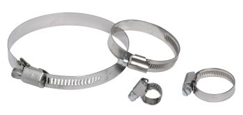 Hose clamp S.S. 9 x 12-20 mm (package 10 pcs)
