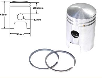 TŁOK SIMSON S50 40,00mm K20 OWALIZOWANY ALM