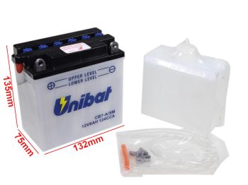 AKUMULATOR UNIBAT 12N7-4A/E L+ CB7-A 8Ah