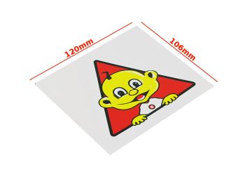 NAKLEJKA UWAGA DZIECKO 0049