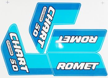 NAKLEJKA ROMET CHART 50 ELEKTRONIK 240mm x 330mm KAT-L