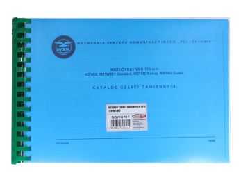 KATALOG CZĘŚCI ZAMIENNYCH WSK 175 M21W2 KOBUZ DUDEK