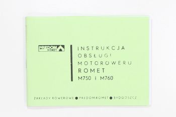 KATALOG INSTRUKCJA OBSŁUGI ROMET M750 M760