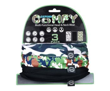 KOŁNIERZ OCIEPLAJĄCY OXFORD COMFY CAMO ROZMIAR OS 3-PACK