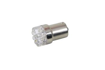 ŻARÓWKA 12V LED BA15S 35mm BIAŁA (BRAK ECE) SC