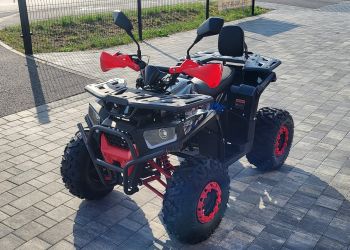 QUAD HB-ATV125G KOŁO 8" ARMOUR PRO CZERWONY 1 BIEG DO PRZODU + WSTECZNY