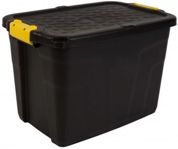 KAANEGA HOIUKAST. VIRNASTATAV. PLASTIK. 60L MUST 40X40X60CM WST