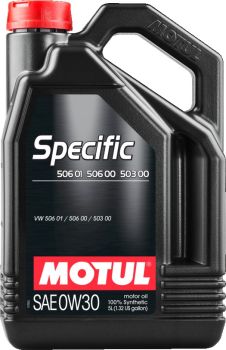 MOTUL SPECIFIC 506 01 506 00 503 00 0W30 5L