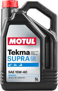 MOTUL TEKMA SUPRA 15W40 LS 5L EURO VI. ACEA E7/E11. VDS-4.5. RLD-3. 228.31