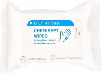 CHEMISEPT WIPES ANTISEPTILISED LAPID (DESO) 24TK CHEMI-PHARM