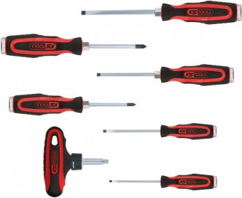 7-OS. LÖÖKKRUVIKEERAJATE KOMPL. 1/4" TIRRIGA KS TOOLS