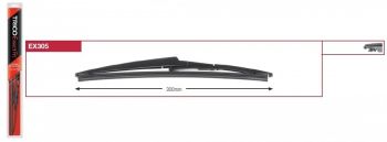 TRICO EXACTFIT 300MM TAGUMINE KLAASIPUHASTAJA/KOJAMEES
