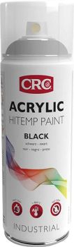 CRC ACRYL RAL +800C MUST HI-TEMP KUUMAKINDEL VÄRV 400ML/AE