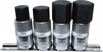 4-OS. 1/2" KUUSKANT PADRUNOTSIKUTE KOMPL. 17-24MM. SIINIL TRIUMF