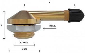 TL-VENTIIL VEOAUTO/HAAGIS V3-12-1 (MICH.1294) NURK 90. AVA=15.7. L=25+40