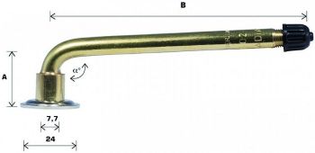 KEERATAV VENTIIL V3-02-9 / TR177 VEOAUTO. NURK 94. L=20+99MM (MICH.1156)