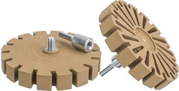 SEGMEN- KUMMIKÄI VELJELT LIIMIJÄÄKIDE EEMALDAMISEKS (3500 RPM) 6MM ADAPTERIGA!