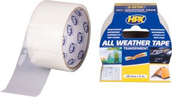 TEIP LÄBIPAISTEV UV JA VEEKINDEL 48MM/5M HPX