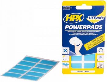 KAHEPOOLNE TEIP/PADI 20X40MM POWERPADS 10TK HPX