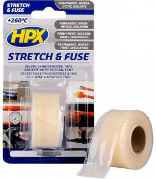 STRETCH&FUSE VULKANISEERUV TEIP 25MM/3M VÄRVITU HPX