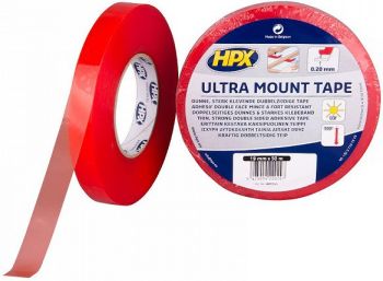 KAHEPOOLNE TEIP LÄBIPAISTEV 19MM. 10M ULTRA MOUNT HPX