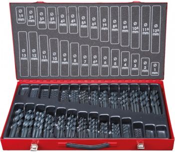 230-OS. HSS-R MET. PUURIDE KOMPL. DIN388 1.0-13MM KS TOOLS