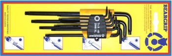 9-OS. XL L-TORXVÕTMETE KOMPL. T8-T40. PIKAD BEARGRIP