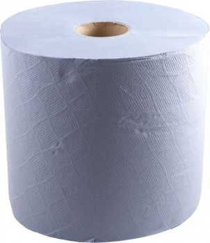 2-KERTAINEN TEOLLISUUSPYYHE 24CM X 240M. SININEN