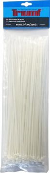 JUHTMEVITS "NYLON" 4.8X250MM VALGE 100TK TRIUMF