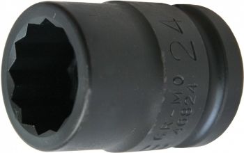 3/4" SAF LÖÖKPADRUN LÜHIKE 24MM. 12-KANT TRIUMF
