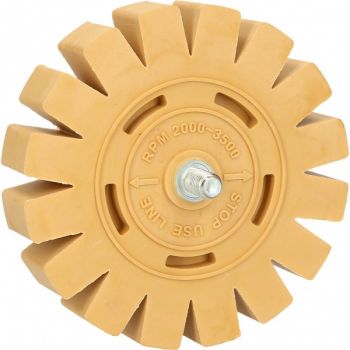 RUBBER WHEEL DISCS WITH LAMELLAE