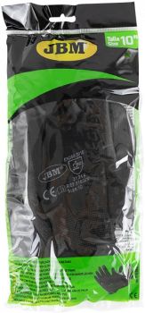 PU KATTEGA NAILONTÖÖKINDAD "PRO-TEC" SUURUS 10" (KILE ÜKSIKPAKIS) JBM