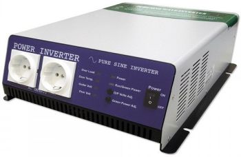 INVERTER/VOOLUMUUNDUR "HD POWER" 12V/24V->230V 1800W (3600W PEAK) JBM