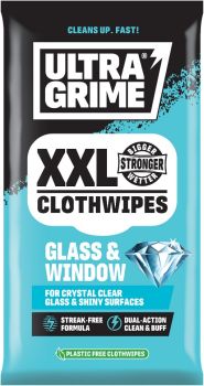 ULTRAGRIME XXL GLASS&WINDOW KLAASIPUHASTUSLAPID 20TK/PAKK