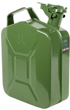 5L PLEKKKANISTER/TERASKANISTER/METALLKANISTER "STEELFUEL" JBM