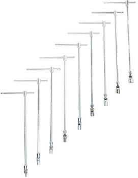 7-OS. KARDAANIGA T-KÄEPIDE PADRUNVÕTMETE KOMPL. 7-19MM JBM