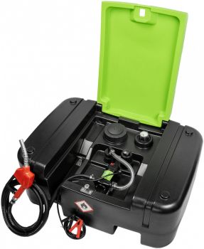 MOBIILNE KÜTUSEMAHUTI-TANKUR 210L. DIISLIKÜTUSELE. 40L/MIN. 12V AUTOSTOP JBM*