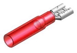 TERMOKAHANEV JUHTMEOTSIK "EMA" PUNANE 6.3X0.8MM 100TK M+