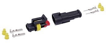 PISTIKUPESA+PISTIK SUPERSEAL 2-PIN 1TK/BLISTER M+