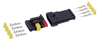 PISTIKUPESA+PISTIK SUPERSEAL 4-PIN 1TK/BLISTER M+
