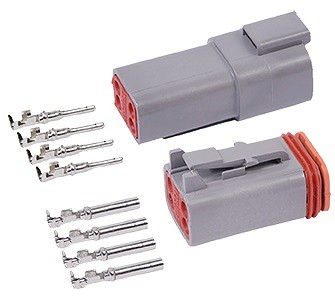 PISTIKUPESA+PISTIK DEUTSCH DT 4-PIN 1TK/BLISTER M+