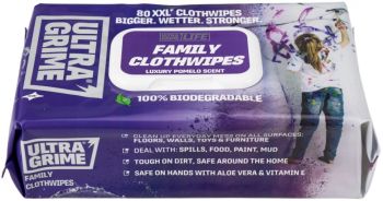 ULTRAGRIME LIFE FAMILY MAJAPIDAMISE PUHASTUSLAPID 80TK/PAKK