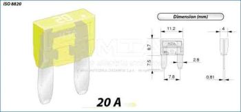 KAITSE 20A KAHVEL MINI 50TK (57476620)