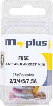 KAITSMEKOMPLEKT MINI 5TK 2/3/4/5/7.5A