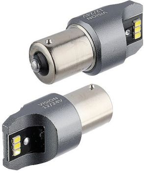 12/24V P21W BA15S LED PIRN NONPOLAR CANBUS VALGE BLISTER 2TK VISION