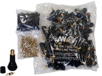 TL-VENTIILID V2-03-1 / TR413 OSADENA. 100TK (ALLIGATOR ST-EHA) NÕEL+KORK+VENTIIL