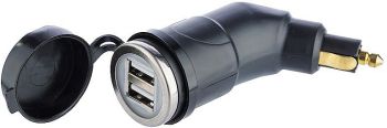 DIN PISTIK -> 2XUSB 3.3A 12/24V CARMOTION